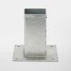 Castorama Base Poteau à Fixer Galva 7 X 7 Cm -Pas Cher Clôture Magasin base poteau a fixer galva 7 x 7 cm3663602943235 02c