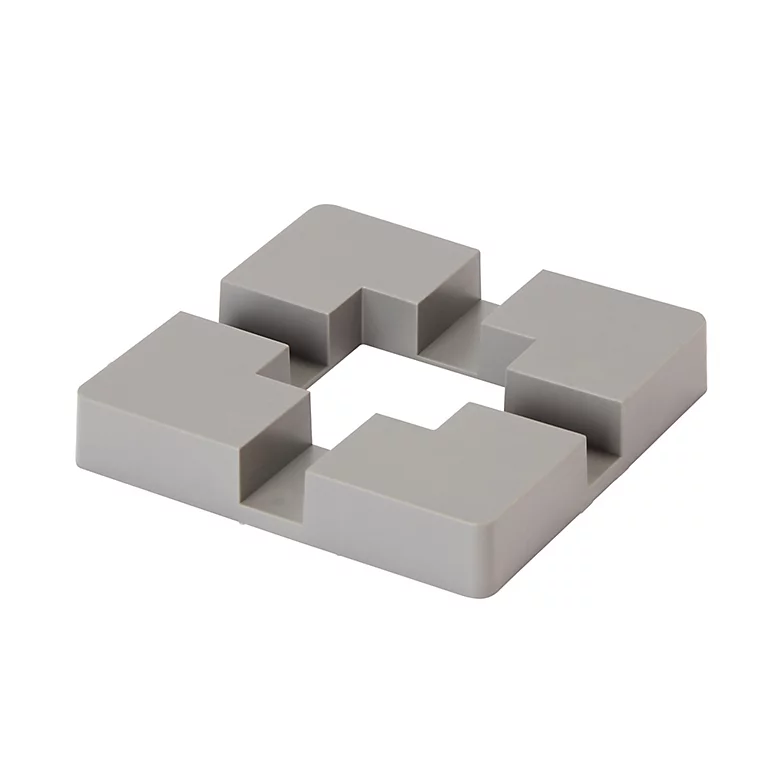 Castorama Cache Platine Carré Plastique GoodHome Neva RAL 7039 Taupe 15,5 X H.3 Cm 3 Castorama Cache Platine Carré Plastique GoodHome Neva RAL 7039 Taupe 15,5 X H.3 Cm
