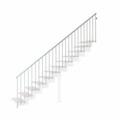 Castorama Eléments Garde-corps 5 Colonnes Magia 90 Blanc