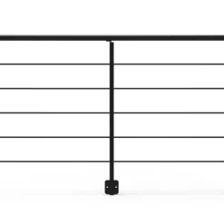 Castorama Kit Garde Corps Latéral Balto Noir 2m