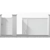Castorama Portail En Alu Coulissant Motorisé Fréjus Blanc 350 Cm -Pas Cher Clôture Magasin portail en alu coulissant motorise frejus blanc 350 cm3614110139283 02c