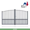Castorama Portail Jardimat Aluminium Landas Gris 7016 - 300 X H.160 Cm