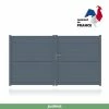 Castorama Portail Jardimat Aluminium Perth Gris Anthracite - 300 X H.170 Cm -Pas Cher Clôture Magasin portail jardimat aluminium perth gris anthracite 300 x h 170 cm3614110066602 01c FR CF