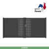 Castorama Portail Jardimat Battant Aluminium Aquarelle Noir - 350 X H.170 Cm -Pas Cher Clôture Magasin portail jardimat battant aluminium aquarelle noir 350 x h 170 cm3614110203861 01c FR CF