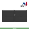 Castorama Portail Jardimat Battant Aluminium Perth Noir - 400 X H.170 Cm -Pas Cher Clôture Magasin portail jardimat battant aluminium perth noir 400 x h 170 cm3614110202567 01c FR CF