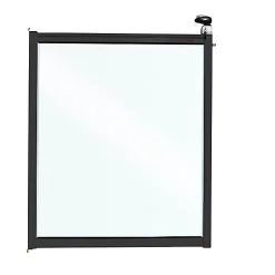 Castorama Portillon En Verre Pour Barrière De Piscine En Aluminium Gris