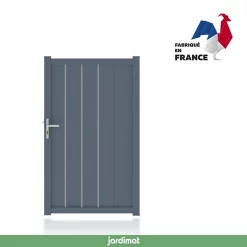 Castorama Portillon Jardimat Aluminium Valois Insert 100 X H.160 Cm
