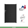 Castorama Portillon Jardimat Battant Aluminium Alpes Noir - 100 X H.160 Cm