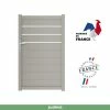 Castorama Portillon Jardimat Battant Aluminium Alpes Trio Gris Quartz - 100 X H.160 Cm -Pas Cher Clôture Magasin portillon jardimat battant aluminium alpes trio gris quartz 100 x h 160 cm3614110203205 01c FR CF