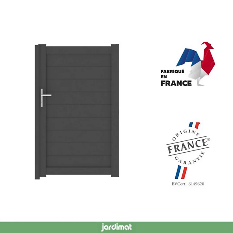 Castorama Portillon Jardimat Battant Aluminium Aquarelle Noir- 100 X H.170 Cm 3 Castorama Portillon Jardimat Battant Aluminium Aquarelle Noir- 100 X H.170 Cm