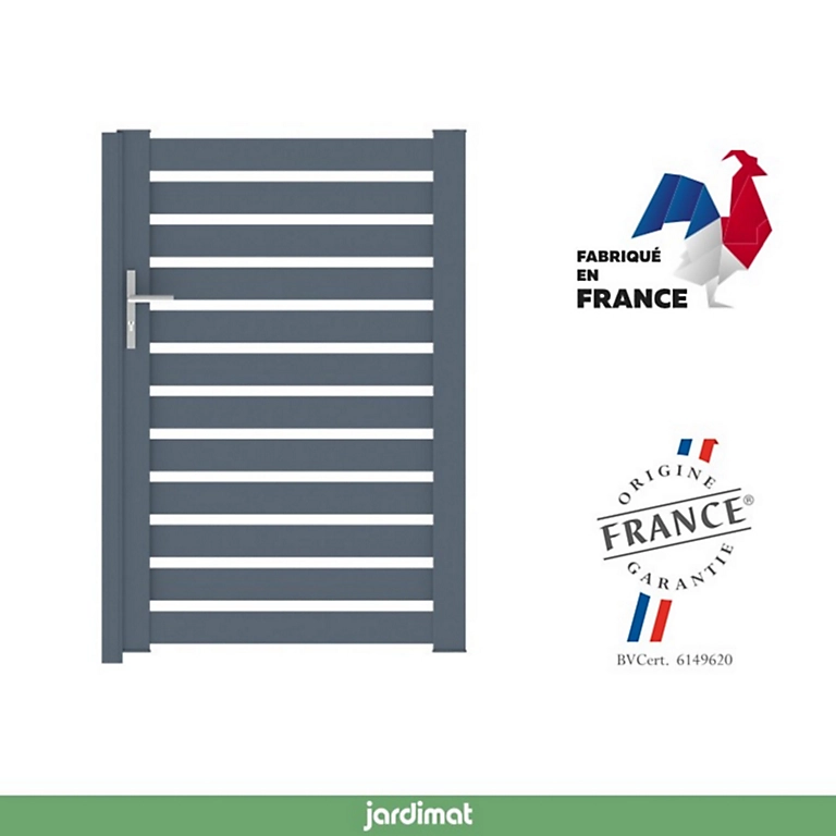 Castorama Portillon Jardimat Battant Aluminium Audelange Gris Anthracite - 100 X H.164 Cm 3 Castorama Portillon Jardimat Battant Aluminium Audelange Gris Anthracite - 100 X H.164 Cm