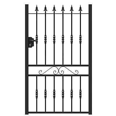 Castorama Portillon Jardimat Fer Chaprais Noir - 100 X H.165 Cm 3 Castorama Portillon Jardimat Fer Chaprais Noir - 100 X H.165 Cm