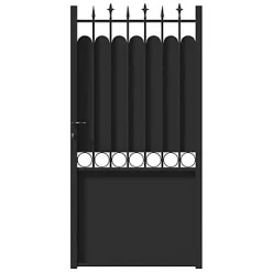 Castorama Portillon Jardimat Fer Ronchaux Noir - 100 X H.185 Cm