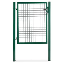 Castorama Portillon Pour Clôture Grillagée à Poteaux Carrés Blooma Vert 100 X H.120 Cm