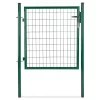 Castorama Portillon Pour Clôture Grillagée à Poteaux Ronds Vert 100 X H.100 Cm
