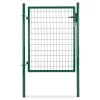 Castorama Portillon Pour Clôture Grillagée à Poteaux Ronds Vert 100 X H.120 Cm