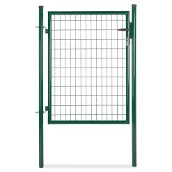 Castorama Portillon Pour Clôture Grillagée à Poteaux Ronds Vert 100 X H.120 Cm
