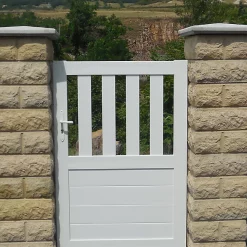 Castorama Portillon Pvc Naussac Blanc - 100 X H.150 Cm