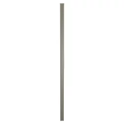 Castorama Poteau Aluminium Neva Taupe H.240 Cm (sans Base)