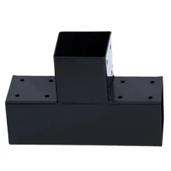 Castorama Raccord Pour Poteau Simple T Métal Blooma Leie RAL 7021 Gris 7 X 7 Cm